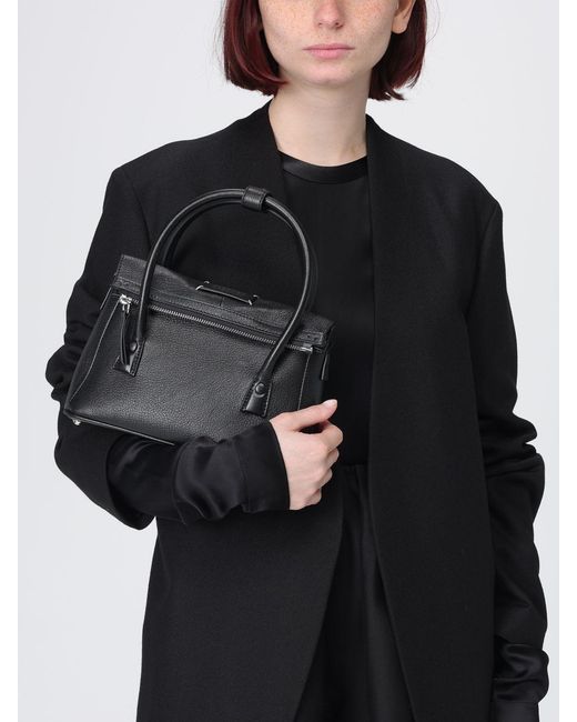Maison Margiela Black 5Ac East West Grained Leather Bag