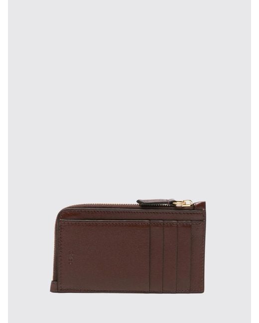 Chloé Brown ChloÉ Paddington Leather Credit Card Holder