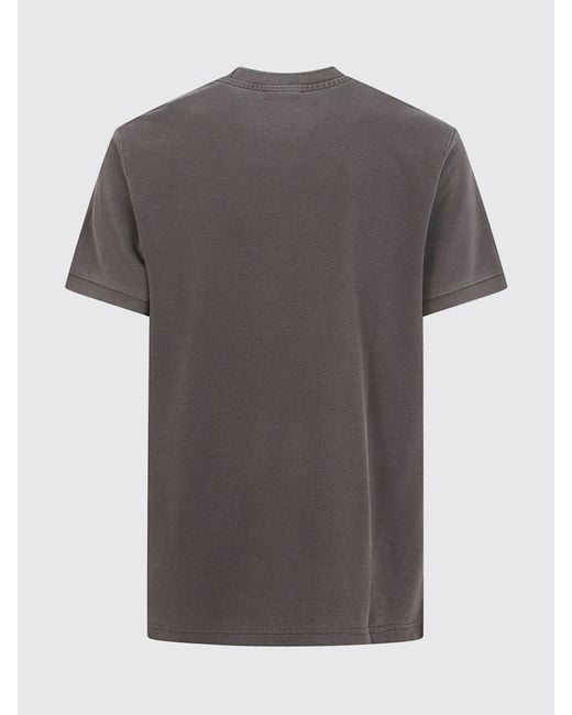 Camiseta Básica De Algodón Fay de hombre de color Gray