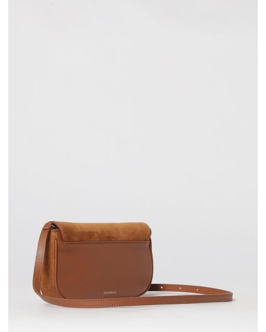 Coccinelle Brown Mavery Mini Suede Bag