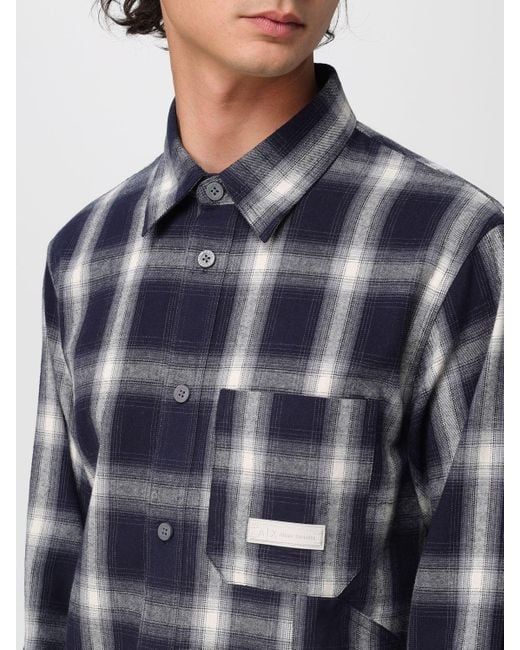 ARMANI EXCHANGE Blue Shirt for men