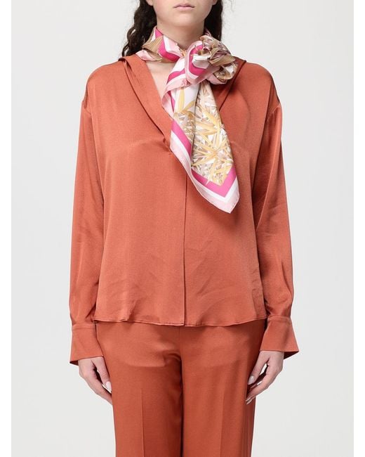Ferragamo Pink India Print Silk Foulard