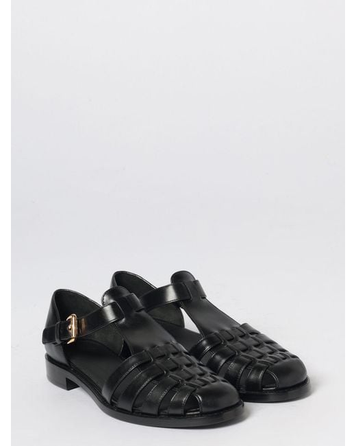 Church's White Kelsey Perforated Leather Sandals