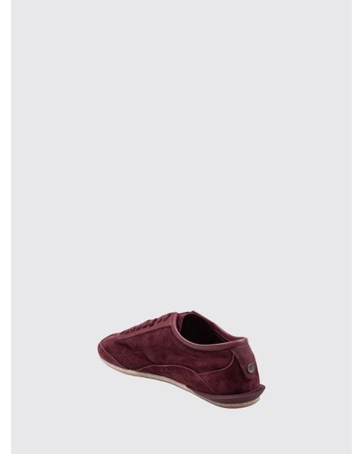 Dolce & Gabbana Purple Dolce &Amp Gabbana Lipari Suede Calfskin Sneakers With Printed Logo for men