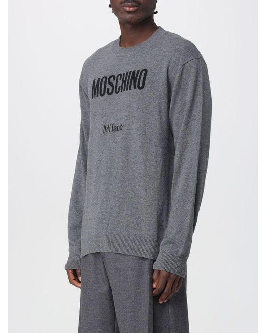 Pull Homme Moschino Couture pour homme en coloris Gray