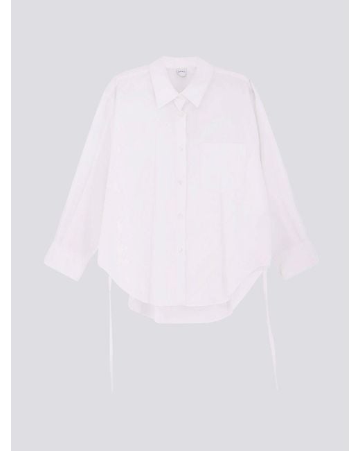 Aspesi White Cotton Basic Shirt