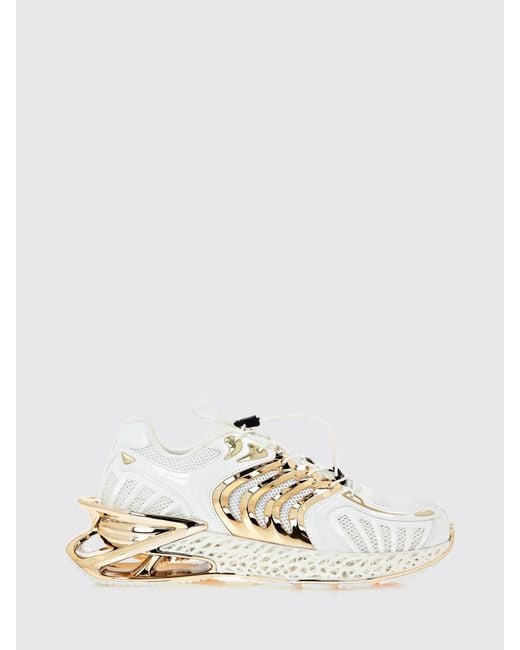 Philipp Plein Natural The Thunder Stroke Gen X 02 Mesh Sneakers With A Chunky Sole for men