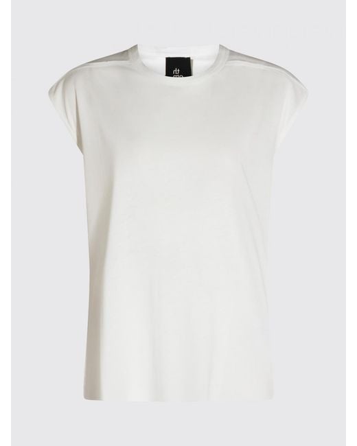 Thom Krom White Cotton Blend Sleeveless Top