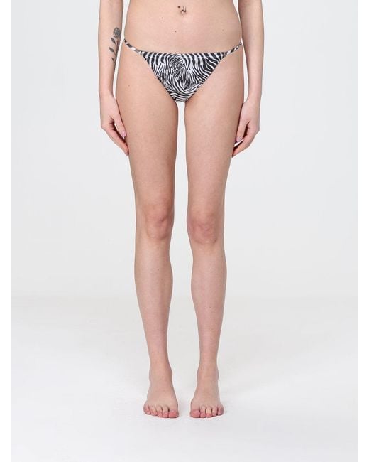 Blumarine White Bikini Bottom Swimsuit