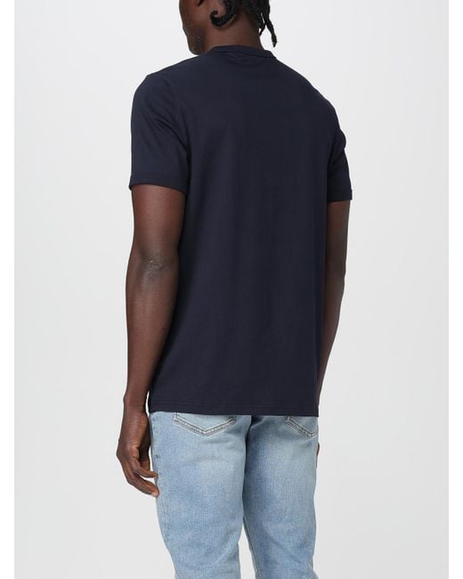 T-Shirt Basic di Fred Perry in Blue da Uomo