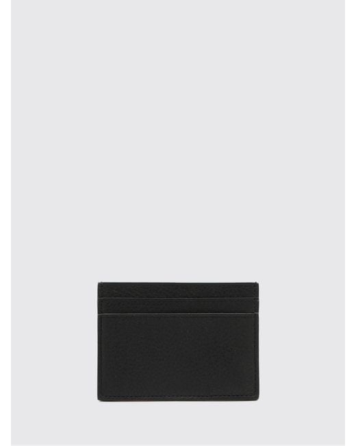 Saint Laurent White Tiny Cassandre Card Holder for men