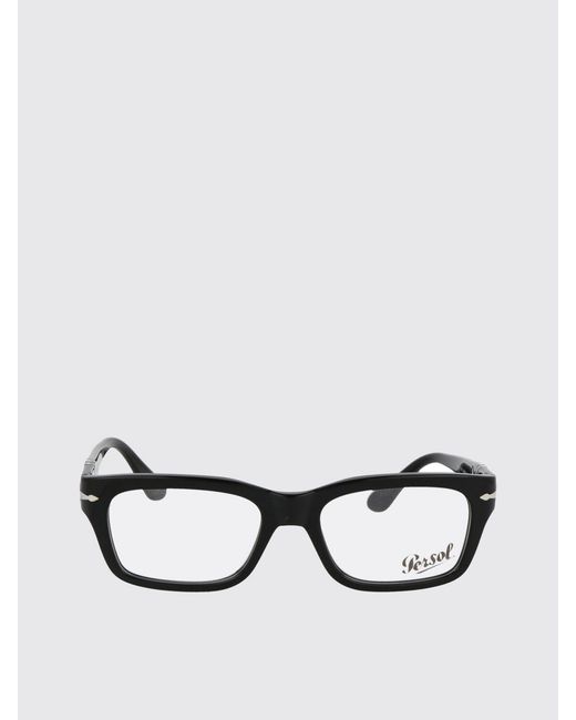 Persol Black Acetate Eyeglasses for men