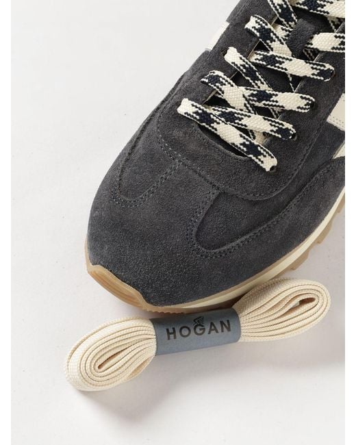 Hogan White 86Er Suede Sneakers for men