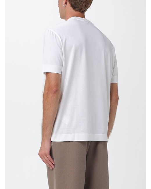 Emporio Armani White Eagle T-Shirt for men