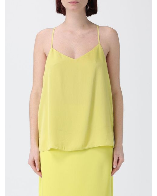 Twinset Yellow Viscose Top