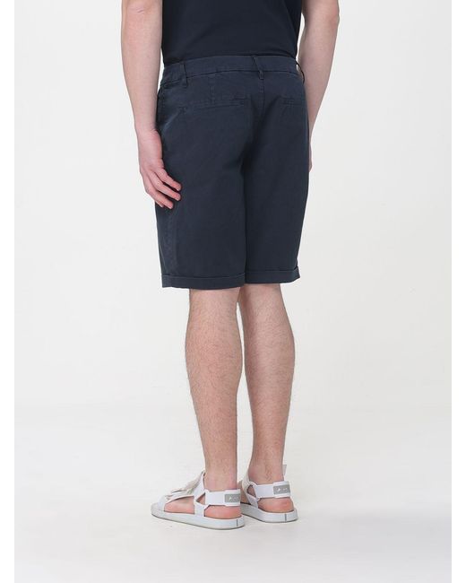 Sun 68 Blue Cotton Shorts for men