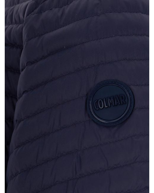 Colmar Blue Ultra Light Padded Nylon Down Jacket for men