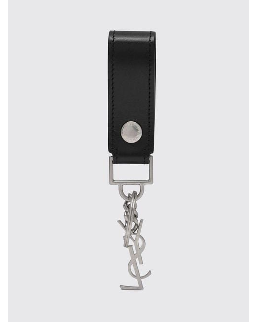 Portachiavi di Saint Laurent in Black da Uomo