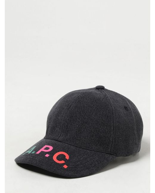 A.P.C. Black Hat for men