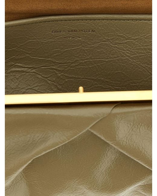 Dries Van Noten Green Handbag