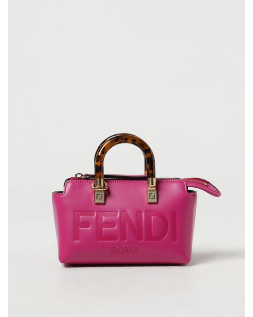 Fendi Pink By The Way Bag In Leather