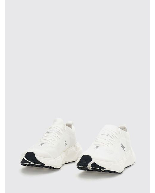 On Shoes White Cloudsoma Lightweight Breathable Mesh Sneakers for men