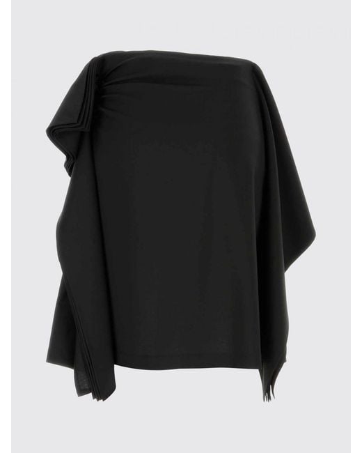 Loewe Black Wool Skirt