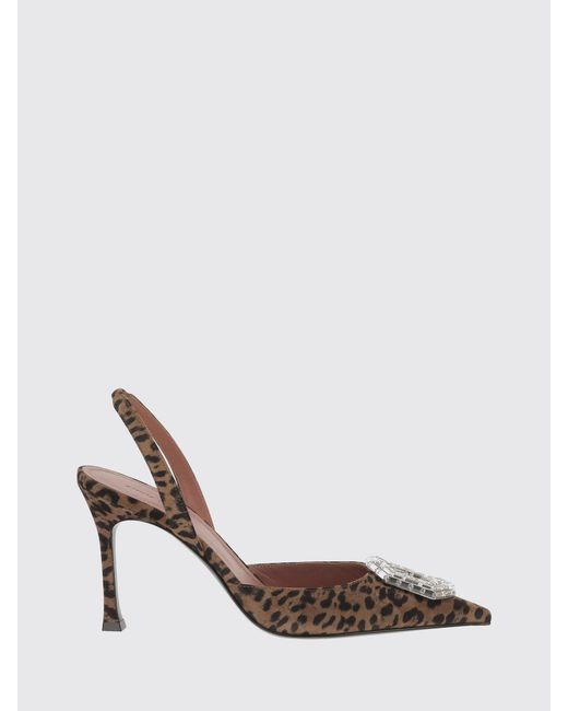 AMINA MUADDI Brown High Heel Shoes
