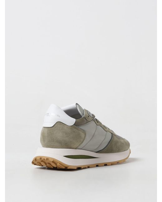 Sneakers Tropez in camoscio e nylon di Philippe Model in Gray da Uomo