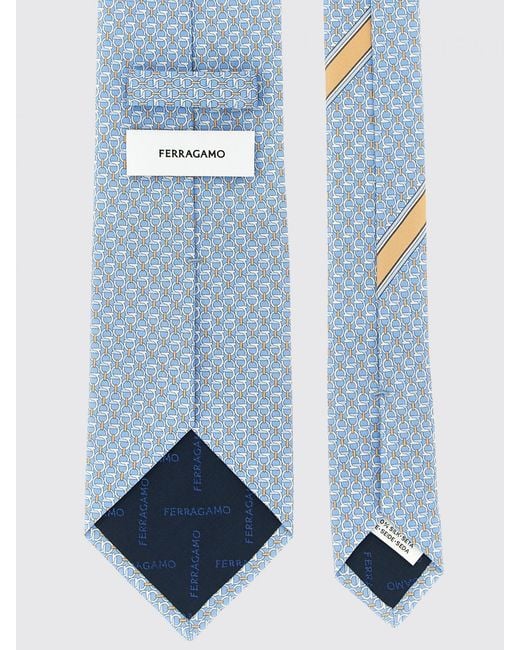 Ferragamo Blue Tie for men