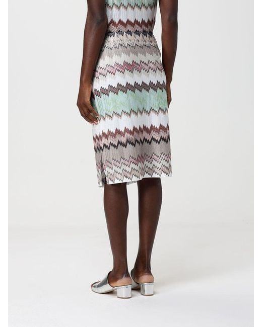 Missoni Multicolor Lurex Viscose Midi Skirt