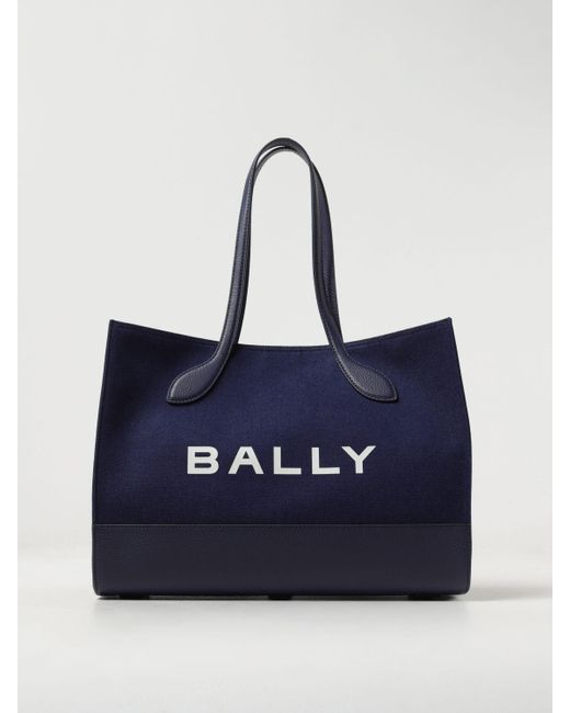 Bally Blue Tote Bags