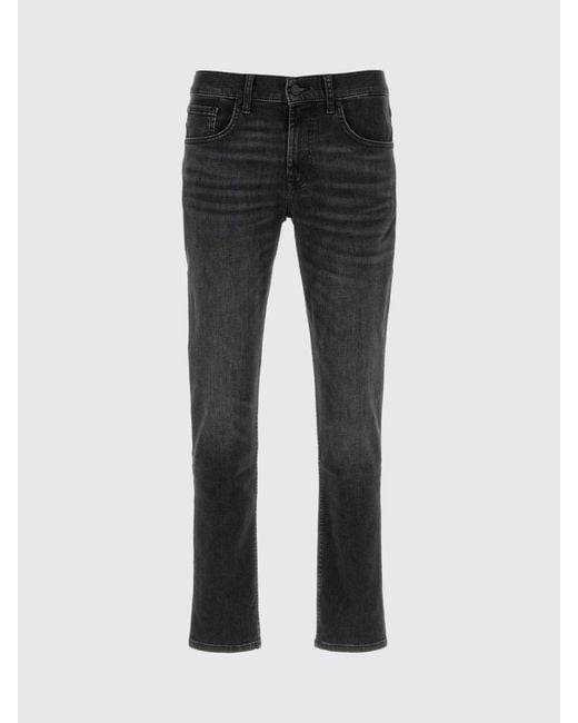 7 For All Mankind Blue Slim Fit Denim Jeans for men