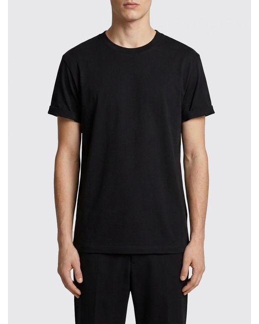 Golden Goose Deluxe Brand Black Basic Cotton T-Shirt for men