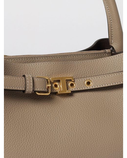 Tod's Natural Mini Leather Handbag