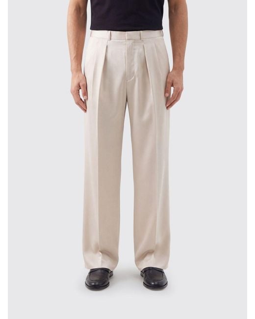 Tom Ford White Wool And Cashmere Tailored Trousers for men