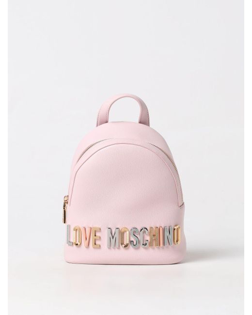 Love Moschino Pink Rucksack
