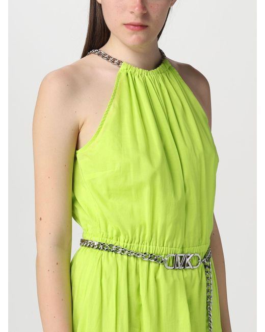 MICHAEL Michael Kors One Shoulder Dress in Green  Lyst