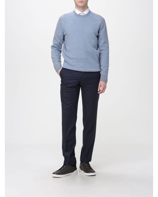 Zegna Blue Jumper for men