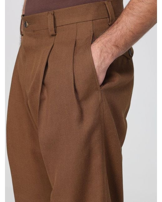 Laneus Brown Pants for men