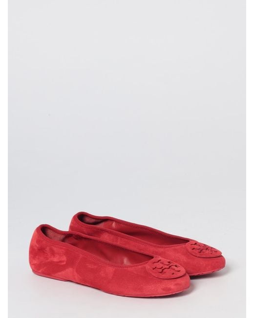 Tory Burch Red Ballet Flat