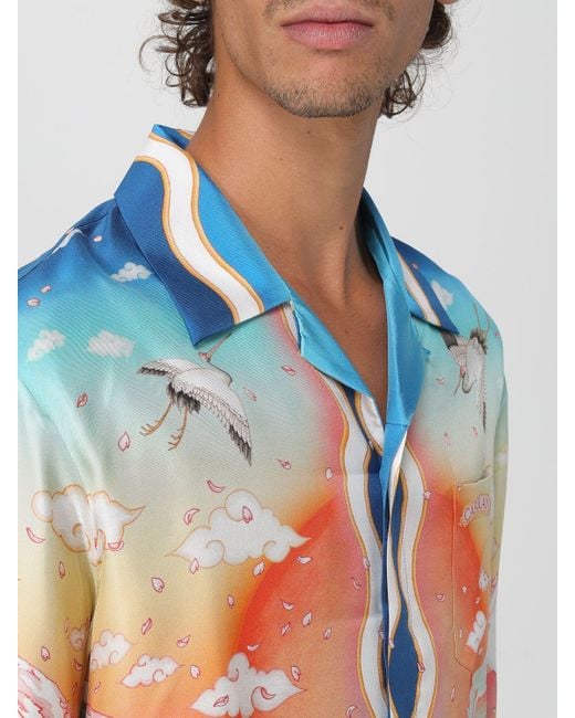 Casablanca Blue Shirt for men