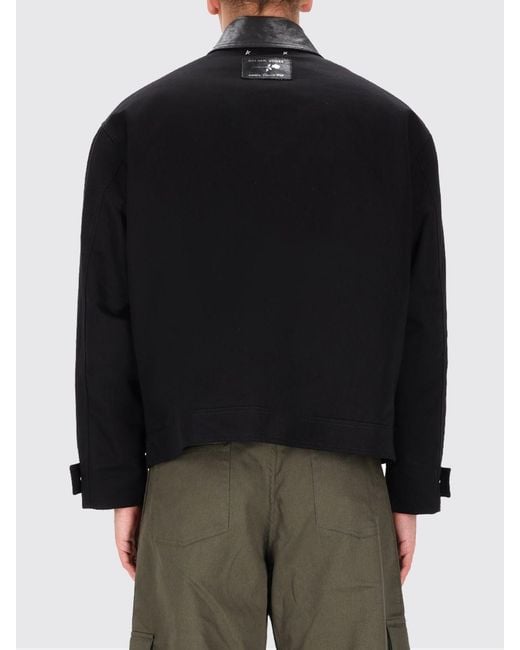Golden Goose Deluxe Brand Black Wool Bomber Jacket for men