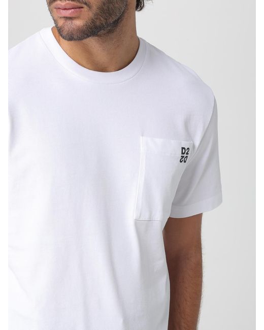DSquared² White T-Shirt for men