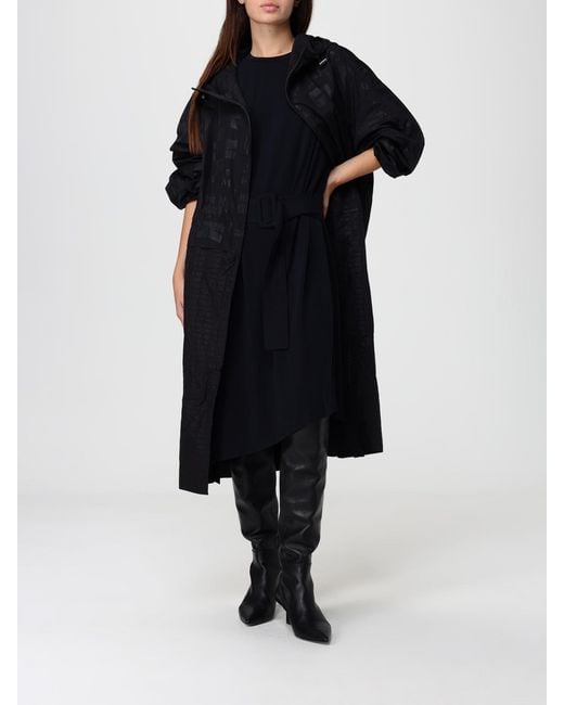 DKNY Blue Trench Coat