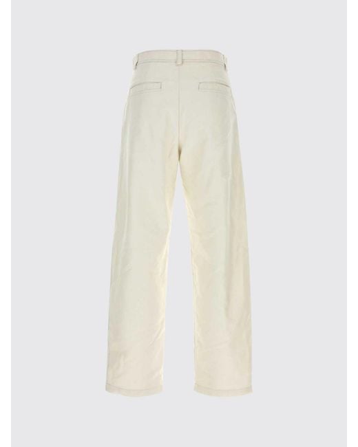 A.P.C. Natural Cotton Straight Trousers for men