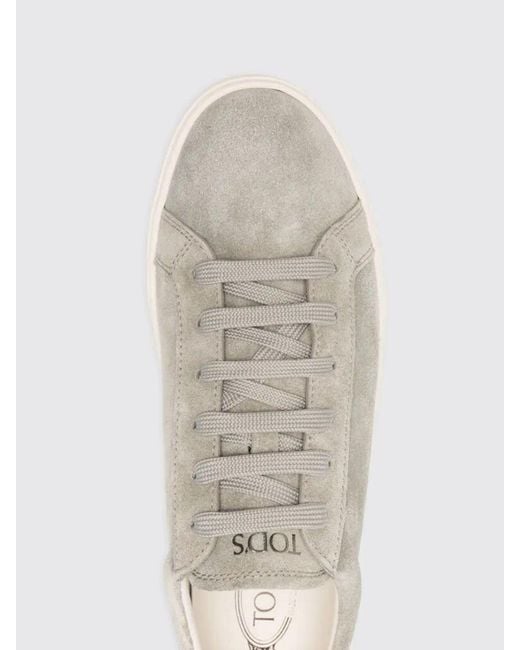 Tod's White Suede Sneakers for men