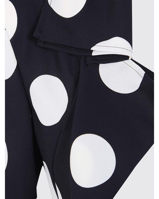 Junya Watanabe Black Slim Fit Polka Dot Single-Breasted Asymmetrical Blazer