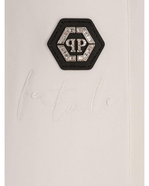 Philipp Plein White Trousers