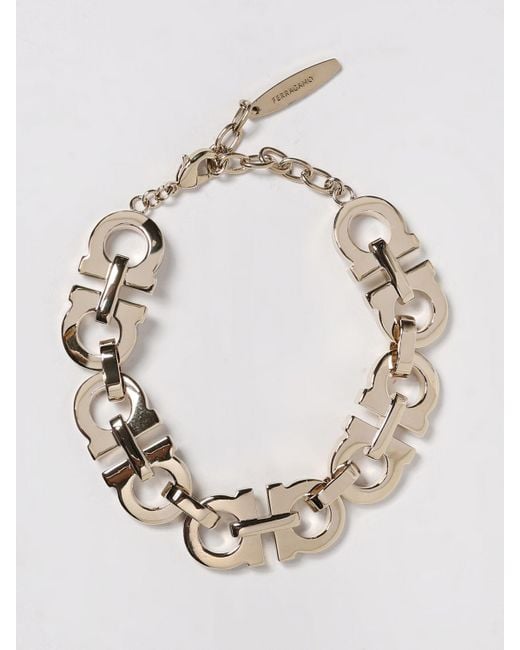Bracciale Gancini di Ferragamo in Metallic